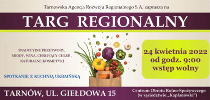 plakat Targu Regionalnego